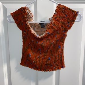 Burnt Orange Crop Top